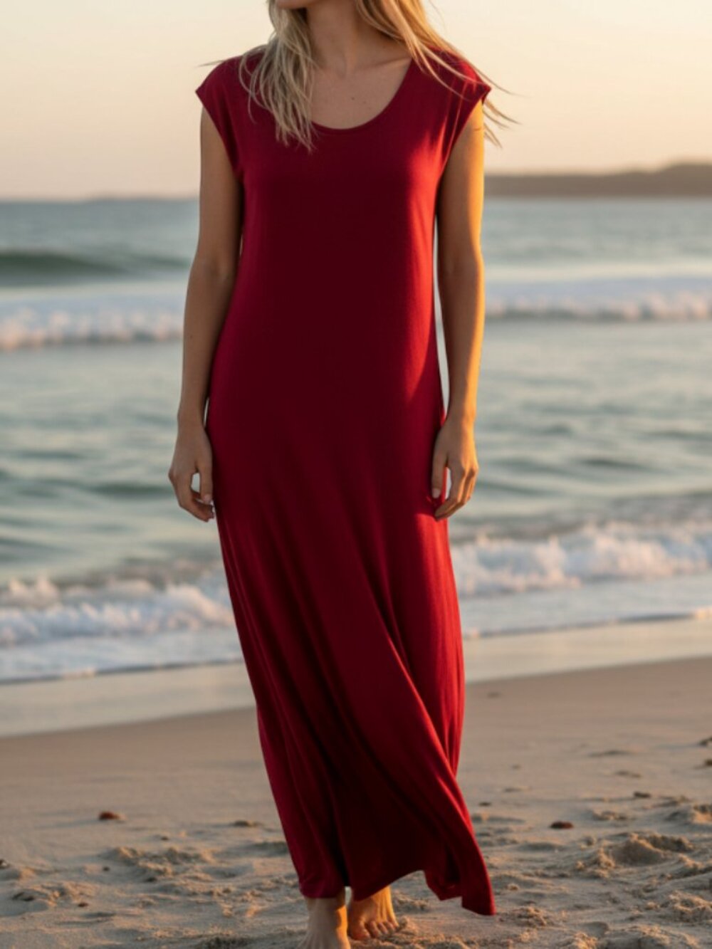 Simple Sangria Sheath